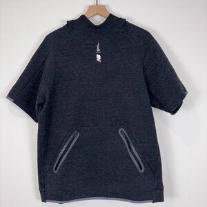 New Balance Fortitech Fleece Short Sleeve Hoodie (Scuba Hood) Men's Size Large